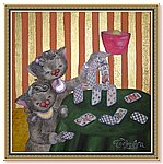 Строим домик - Холст. Масло. Паталь. Размер картины 50х50см